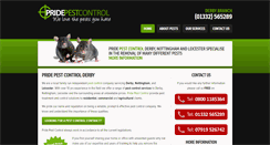 Desktop Screenshot of derby-pestcontrol.co.uk